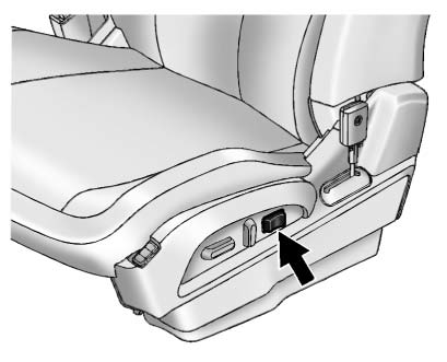 Chevrolet Equinox: Seats andRestraints. Eight-Way Power Seat Shown, Four-Way Similar