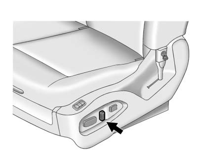 Chevrolet Equinox: Seats andRestraints. To adjust a power seatback, if available: