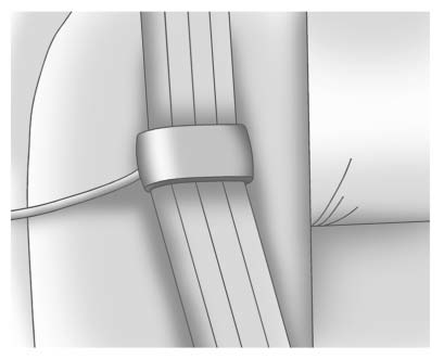 Chevrolet Equinox: Safety Belts. 3. The belt should not be twisted and it should lie flat. The elastic cord must