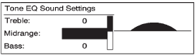 Chevrolet Equinox: InfotainmentSystem. 1. Press the TONE button.
