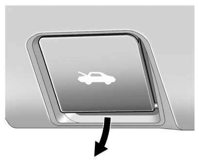 Chevrolet Equinox: Vehicle Checks. 1. Pull the release handle located below the instrument panel to the left of