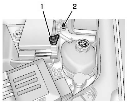 Chevrolet Equinox: Jump Starting. 1. Remote Positive (+) Terminal