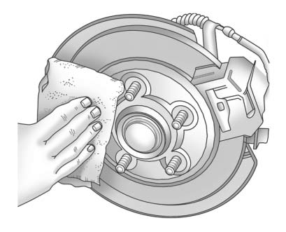 Chevrolet Equinox: Wheels and Tires. 11. Remove any rust or dirt from the wheel bolts, mounting surfaces, and spare